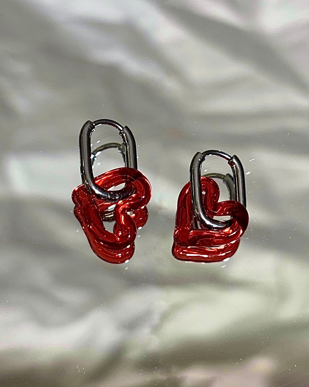 Image of Strawberry jam heart huggies