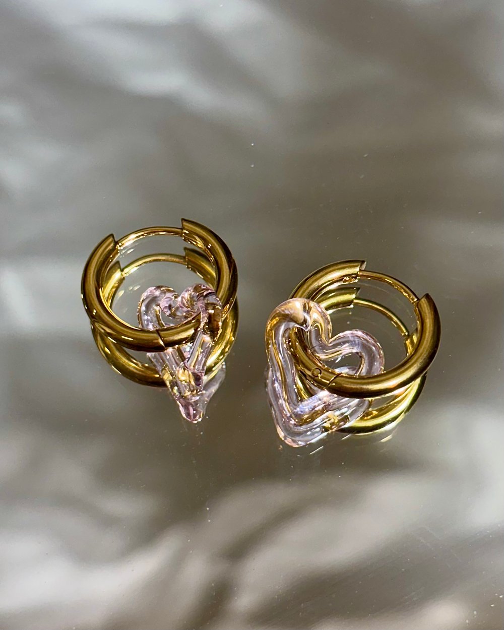 Image of Pink lemonade heart huggies