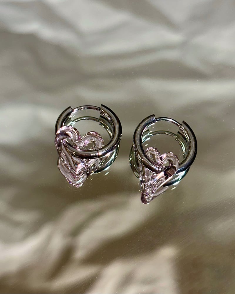 Image of Pink lemonade heart huggies