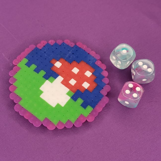 Sprouting Mushroom Fridge Magnet