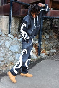 Image 2 of Black Quarter-Zip Signature Tracksuit