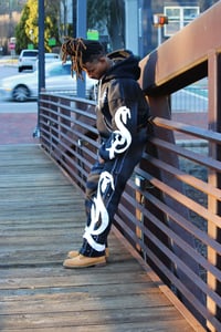 Image 3 of Black Quarter-Zip Signature Tracksuit