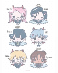Image 2 of Alien Stage School AU Acrylic Phone Charms 
