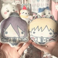 Image 2 of Chainsaw Man Denji and Reze Squeaky Plushies 