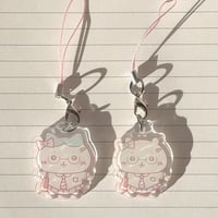 Image 3 of Chiikawa / Hachiware / Usagi School Uniform Acrylic Phone Charms 