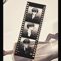 Plastic film bookmark