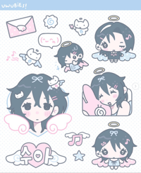 Sua Sticker Sheet for DANHENGLOVE