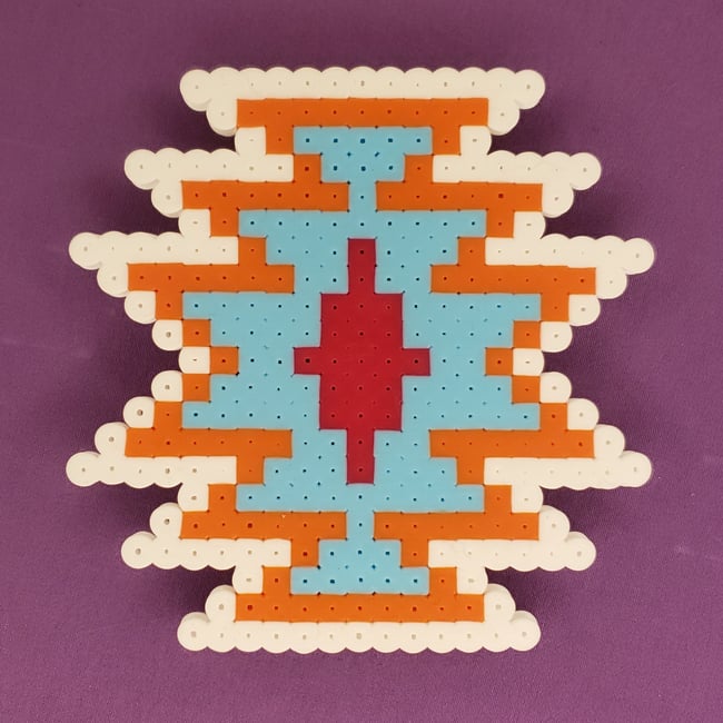 Abstract Geometric Fridge Magnet