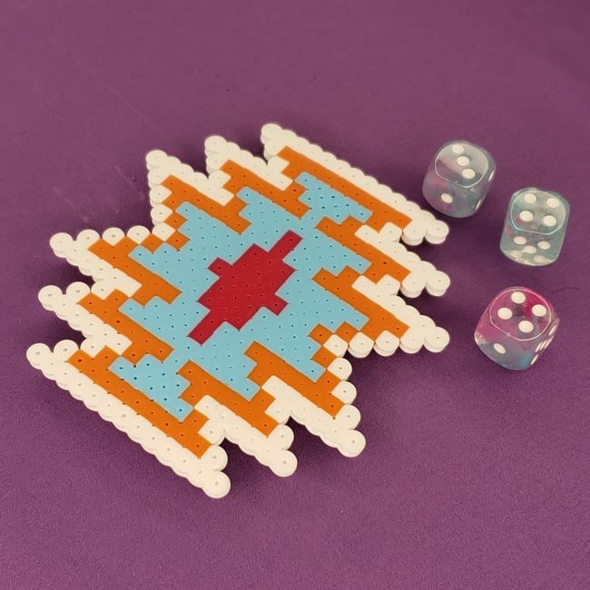 Abstract Geometric Fridge Magnet