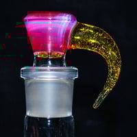 Image 2 of TRANSPARENT NEO > DENSE ORANGE & TERPS 18MM SLIDE