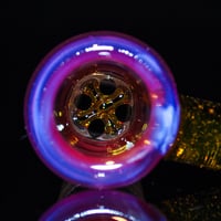 Image 5 of TRANSPARENT NEO > DENSE ORANGE & TERPS 18MM SLIDE