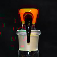 Image 2 of CORAL > OPALINE & GALAXY 18MM SLIDE