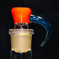 Image 1 of CORAL > OPALINE & TRANSPARENT MARINA 18MM SLIDE