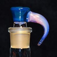 Image 1 of BLUEBERRY OPAL & ROSE QUARTZ 18MM SLIDE