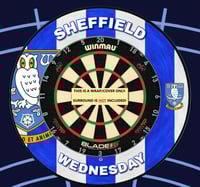Image 1 of SHEFFIELD WEDNESDAY THEME SURROUND WRAP / COVER - POLYPROP & CANVAS - EASY SELF FITTING 