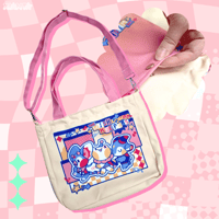 Image 1 of WK Messenger Tote Bag