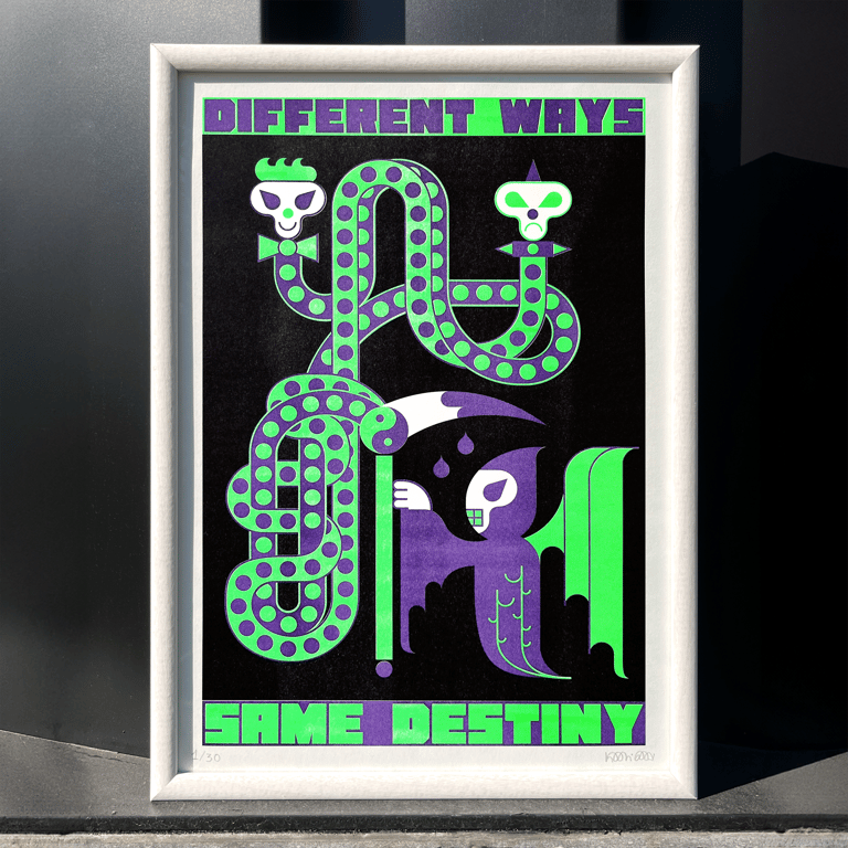 Same Destiny ✶ Riso Print