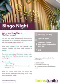 Bingo Night 28th May