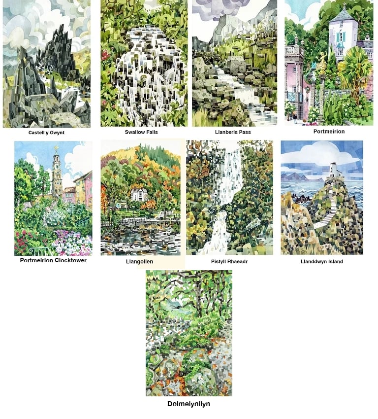 Image of Welsh Landscape watercolour prints