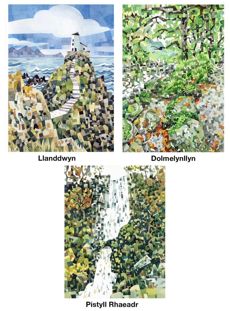 Image of Welsh Landscape watercolour prints