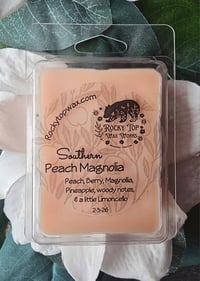 Image 1 of Southern Peach Magnolia-a Rocky Top Wax Works exclusive custom houseblend fragrance 