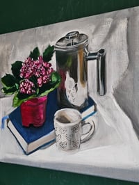 Image 2 of Alla Prima still life no 3, coffee corner.