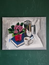 Image 1 of Alla Prima still life no 3, coffee corner.
