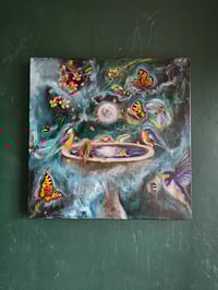 Image 1 of 'Midnight Meeting' original painting.