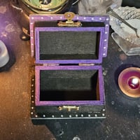 Image 5 of Manifestation Altar Box for Charging, Spellwork and Intention Setting - Moon and stars