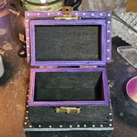 Image 2 of Manifestation Altar Box for Charging, Spellwork and Intention Setting - Moon and stars