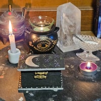 Image 3 of Manifestation Altar Box for Charging, Spellwork and Intention Setting - Moon and stars