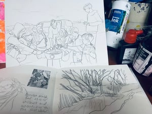 Image of Creative Spark Art Club Wednesdays 6 - 8pm