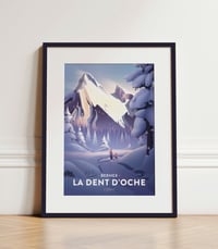 Image 3 of Affiche Fine Art - La Dent d'Oche - Bernex