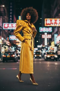 Image 2 of Yellow Gold Structured Shoulder Trench