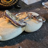 Image 1 of The Golden Step Charm • Vintage Prosperity & Power Keychain