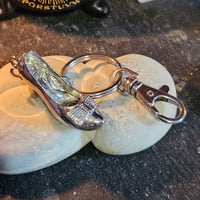 Image 5 of The Golden Step Charm • Vintage Prosperity & Power Keychain