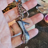 Image 3 of The Golden Step Charm • Vintage Prosperity & Power Keychain