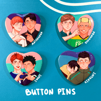 Image 3 of Clay pins and button pins 