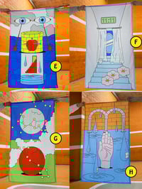 Image 2 of WALL FLAGS "Everything is in the right place"