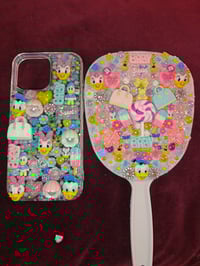 Image 3 of IPhone 16 Pro Max Case with matching Mirror 