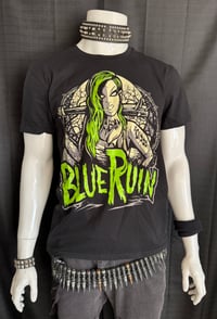 Image 1 of Stevie Rachelle "Stage Worn / Blue Ruin" Tour T-shirt + FREE CD of your choice 