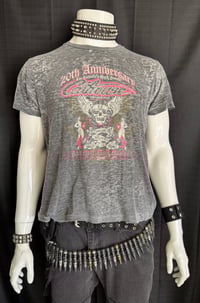 Image 1 of Stevie Rachelle 'Stage Worn Cathouse 20th Anniverary" T-shirt Size Large