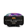 LAGOS TRAFFIC COUTURE LAPTOP TRAVELER'S BACKPACK (CASSETTE LIFE II)