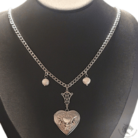 Image 3 of Bat Locket necklace 