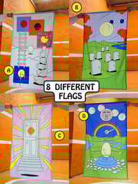 Image 1 of WALL FLAGS "Everything is in the right place"
