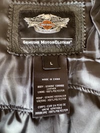 Image 5 of Stevie Rachelle "Stage Worn / Harley Davidson" Leather Vest Like NEW + FREE CDs