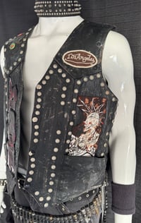 Image 5 of Stevie Rachelle "Stage Worn / Battle Vest" Leather + a FREE Tuff Box Set of 15 CDs/DVDs
