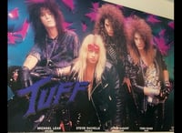 Image 10 of Stevie Rachelle "Stage Worn / Tuff Logo " Leather Jacket + A FREE Tuff Box Set of 15 CDs & DVDs