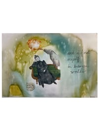 The Snake and the Fire Horse ORIGINAL PAINTING