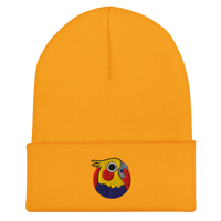 Image 1 of Petty Parrot Unisex Embroidered Beanie